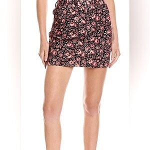 LOVESHACKFANCY Textured Floral Pink Multi Skirt (lightweight) Size 10